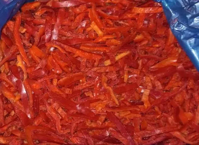 фотография продукта Перец красный замороженный (полоска)  