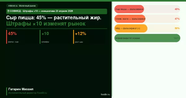 45% сыра для пиццы — фальсификат: как инициатива Совфеда изменит молочный рынок