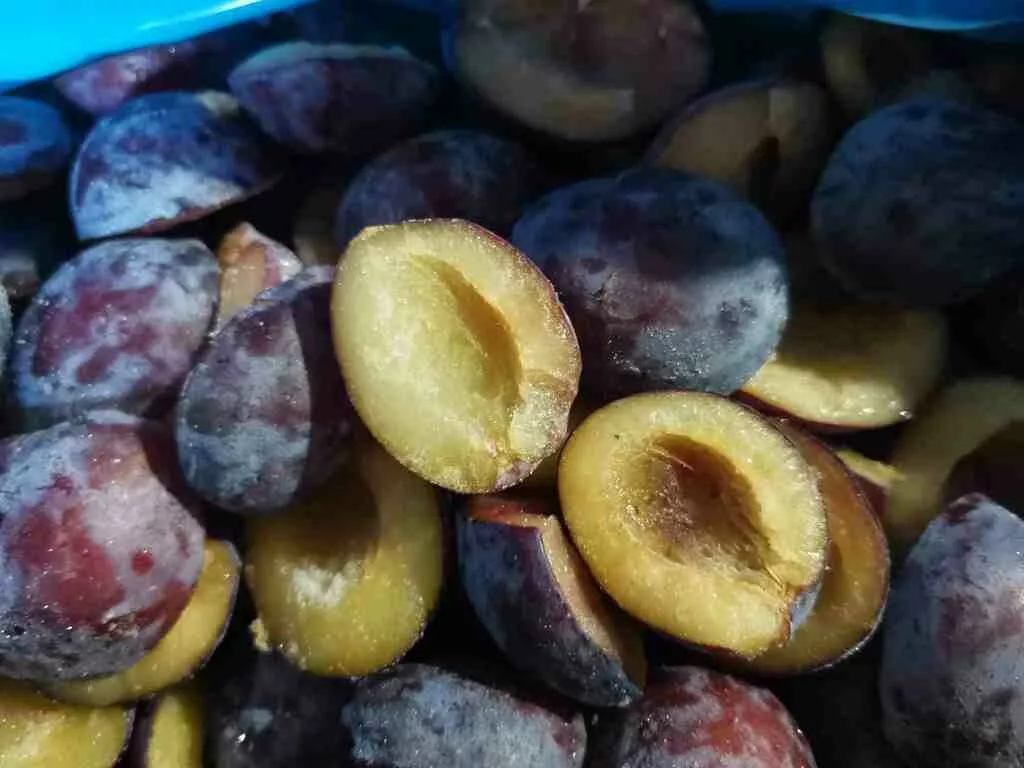 фотография продукта Слива половинки замороженные