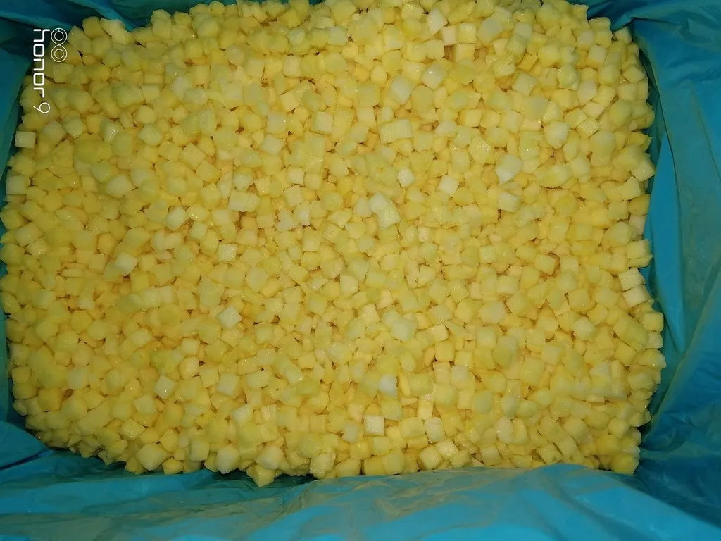 Фотография продукта Ананас кубик, сегмент.