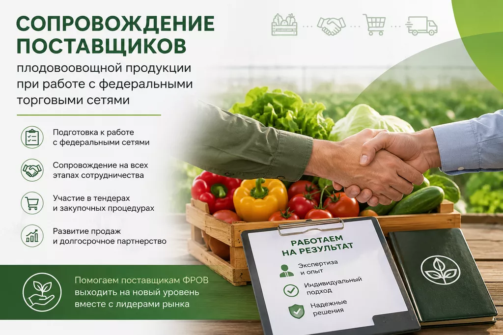 Фотография продукта Организация поставок в торговые сети